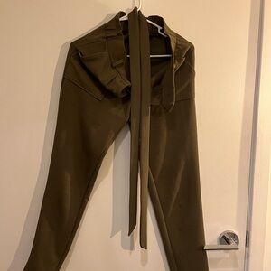 Derek Heart Olive Green Jumpsuit